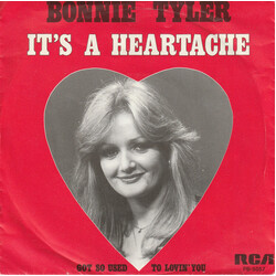 Bonnie Tyler It's A Heartache USED VINYL 7INCH 45 RPM SINGLE STEREO