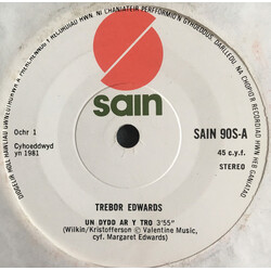 Trebor Edwards Un Dydd Ar Y Tro / Hwyrgan USED VINYL 7INCH 45 RPM SINGLE STEREO