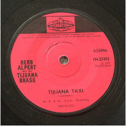 Herb Alpert & The Tijuana Brass Tijuana Taxi USED VINYL 7INCH 45 RPM