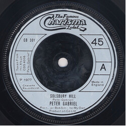 Peter Gabriel Solsbury Hill USED VINYL 7INCH 45 RPM SINGLE
