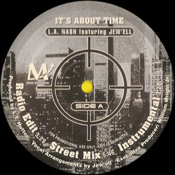 L.A. Nash / Jewell Caples It's About Time USED VINYL 12INCH 33 S RPM PROMO STEREO