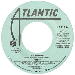 ABBA The Visitors VINYL 7" USED