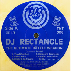 DJ Rectangle The Ultimate Battle Weapon (Volume Three) USED VINYL 12INCH 33 S RPM + 12INCH 33 S RPM