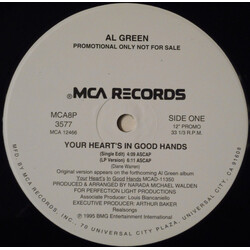 Al Green Your Heart's In Good Hands USED VINYL 12INCH 33 S RPM PROMO