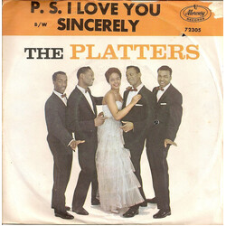 The Platters P.S. I Love You Sincerely / Sincerely USED VINYL 7INCH 45 RPM SINGLE