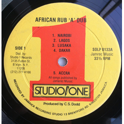 Dub Specialist African Rub 'A' Dub Vinyl LP USED