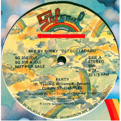 Cubby St. Charles Party USED VINYL 12INCH 33 S RPM PROMO STEREO