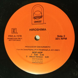 Hiroshima (3) Don't Let Me Be Lonely Tonight / Bop-Hop USED VINYL 12INCH 33 S RPM PROMO
