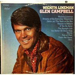 Glen Campbell Wichita Lineman Vinyl LP USED