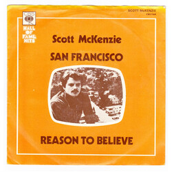 Scott McKenzie San Francisco / Reason To Believe USED VINYL 7INCH 45 RPM REISSUE