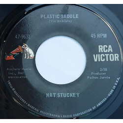 Nat Stuckey Plastic Saddle/Woman Of Hurt USED VINYL 7INCH 45 RPM