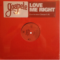 Goapele Love Me Right USED VINYL 12INCH 33 S RPM