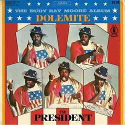 Rudy Ray Moore Dolemite For President Vinyl LP USED
