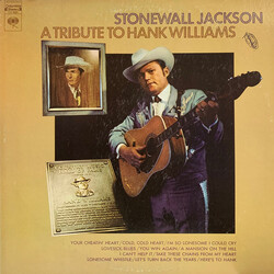 Stonewall Jackson A Tribute To Hank Williams Vinyl LP USED