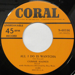 Connie Haines All I Do Is Wantcha / Teasin' USED VINYL 7INCH 45 RPM