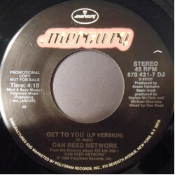 Dan Reed Network Get To You USED VINYL 7INCH PROMO