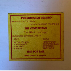 The New Barbarians Eat Meat On Stage Vinyl LP USED