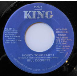 Bill Doggett Honky Tonk (Part 1) / Honky Tonk (Part 2) Vinyl 7" USED