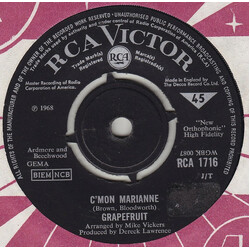 Grapefruit C'mon Marianne USED VINYL 7INCH 45 RPM SINGLE