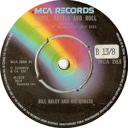 Bill Haley And His Comets Shake Rattle And Roll / Razzle Dazzle / Rock-A-Beatin' Boogie USED VINYL 7INCH 45 RPM