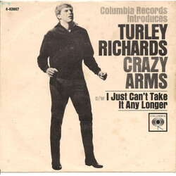 Turley Richards I Just Can't Take It Any Longer USED VINYL 7INCH 45 RPM PROMO