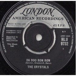 The Crystals Da Doo Ron Ron USED VINYL 7INCH 45 RPM SINGLE REPRESS