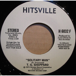 T.G. Sheppard Solitary Man USED VINYL 7INCH 45 RPM PROMO STEREO MONO