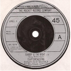 THP Orchestra Tender Is The Night / Two Hot For Love Vinyl 7" USED