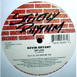 Kevin Bryant Any Love USED VINYL 12INCH 33 S RPM
