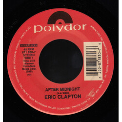Eric Clapton After Midnight / Let It Rain USED VINYL 7INCH 45 RPM SINGLE STEREO