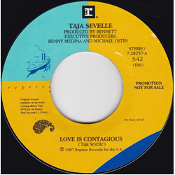 Taja Sevelle Love Is Contagious Vinyl 7" USED