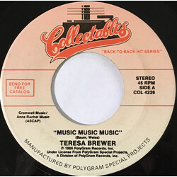Teresa Brewer / Patti Page Music Music Music / Allegheny Moon USED VINYL 7INCH 45 RPM SINGLE STEREO