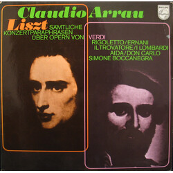 Claudio Arrau / Franz Liszt Sämtliche Konzertparaphrasen Über Opern Von Verdi Vinyl LP USED