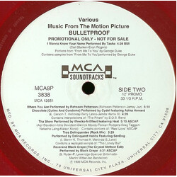 Various Music From The Motion Picture Bulletproof Vinyl LP USED