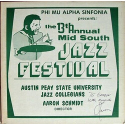 APSU Jazz Collegians The 13th Annual Mid South Jazz Festival Vinyl LP USED