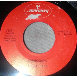 Tom T. Hall Homecoming USED VINYL 7INCH 45 RPM STYRENE