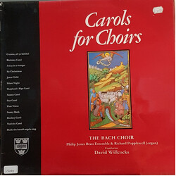 The Bach Choir / Philip Jones Brass Ensemble / David Willcocks Carols For Choirs Vinyl LP USED