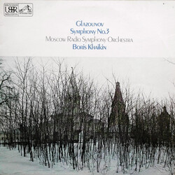 Alexander Glazunov / Большой Симфонический Оркестр Всесоюзного Радио / Boris Khaikin Symphony No.3 Vinyl LP USED