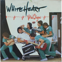 White Heart Vital Signs Vinyl LP USED