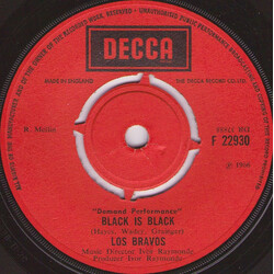 Los Bravos Black Is Black / Bring A Little Lovin' USED VINYL 7INCH SINGLE