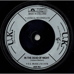 UK (3) In The Dead Of Night USED VINYL 7"