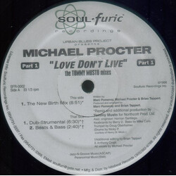 Urban Blues Project / Michael Procter Love Don't Live (Part 1) (The Tommy Musto Mixes) VINYL 12" USED