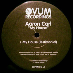 Aaron-Carl My House VINYL 12" USED