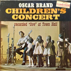 Oscar Brand Children's Concert At Town Hall Vinyl LP USED