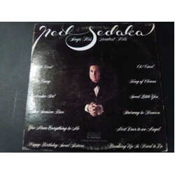 Neil Sedaka Neil Sedaka Sings His Greatest Hits Vinyl LP USED