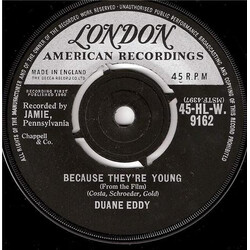 Duane Eddy Because They're Young VINYL 7" USED