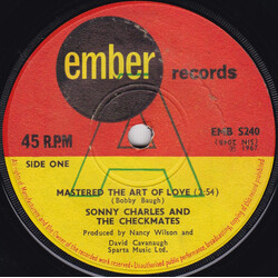 The Checkmates LTD. Mastered The Art Of Love USED VINYL 7INCH SINGLE PROMO