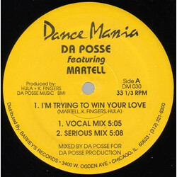 Da Posse / Martell I'm Trying To Win Your Love USED VINYL 12INCH 33 S RPM