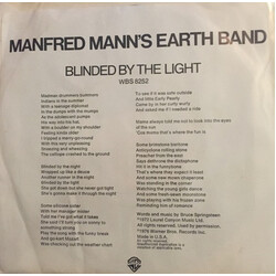 Manfred Mann's Earth Band Blinded By The Light USED VINYL 7"