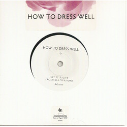 How To Dress Well Special 7" Vinyl 7" USED